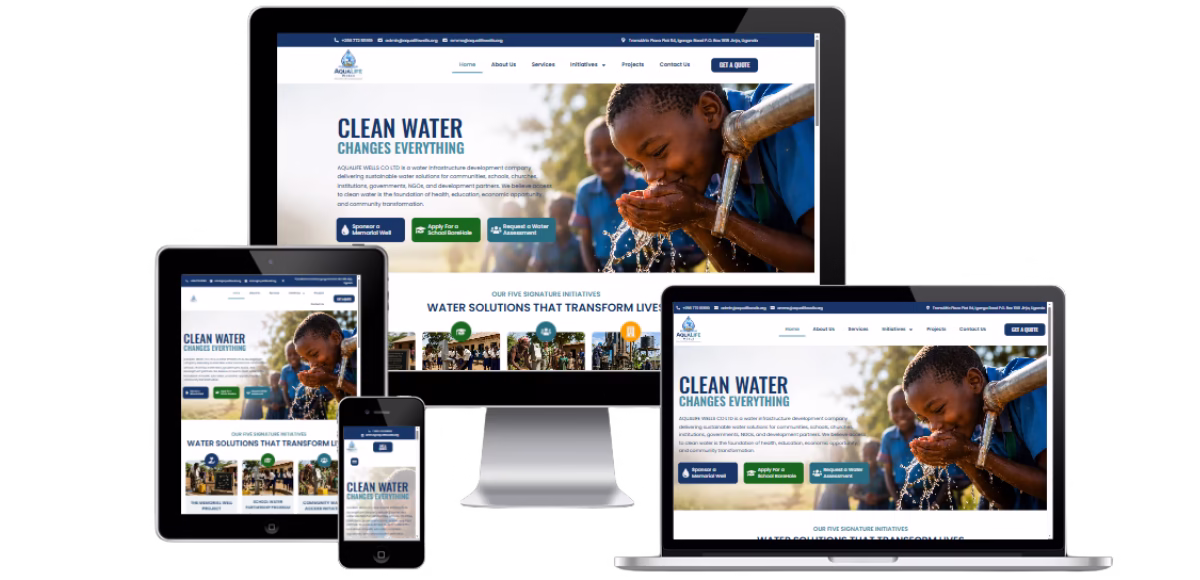 Organization website charity website