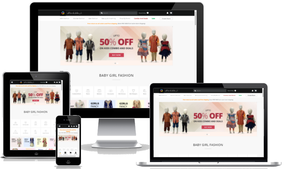 Ecommerce website design service in Pakistan