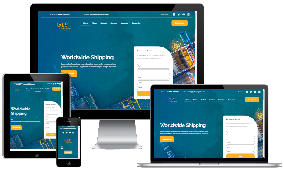 Logistics Company Website Development Service