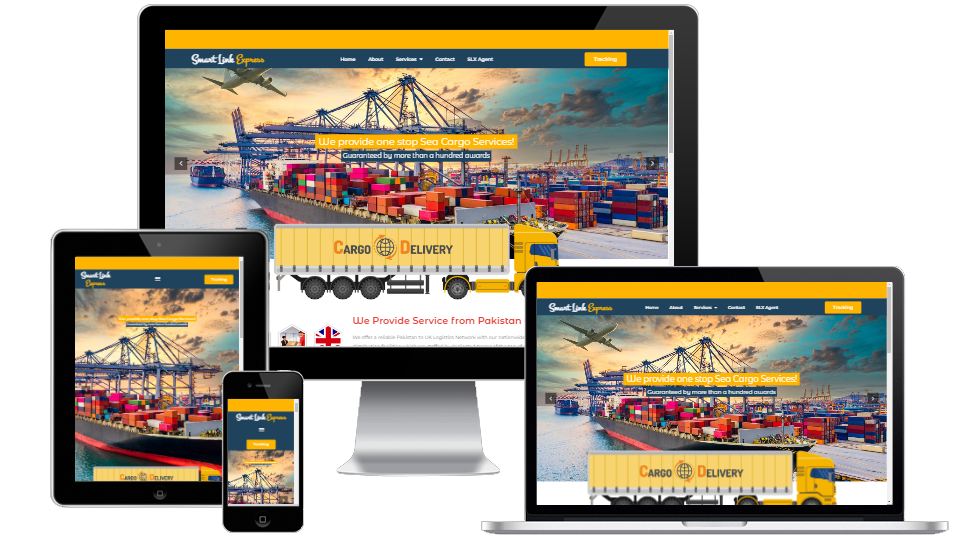 Logistics website development service